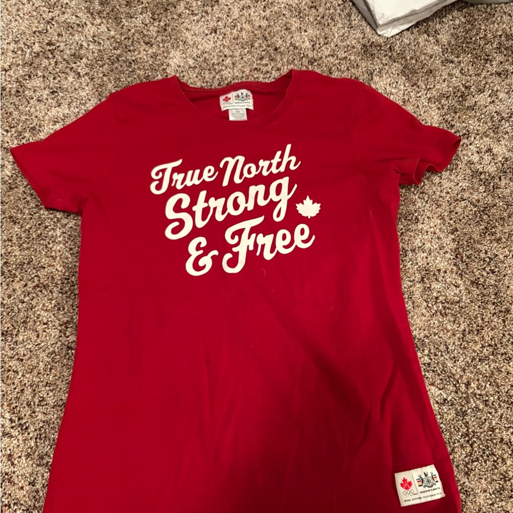 Red Canadian Olympic Tee